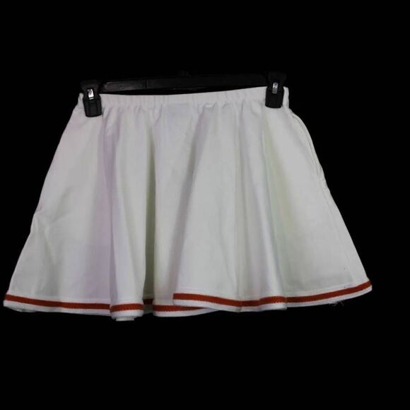 HYPE & VICE SKIRT SIZE M WHITE WITH BURNT ORANGE TRIM NWT - Picture 3 of 7